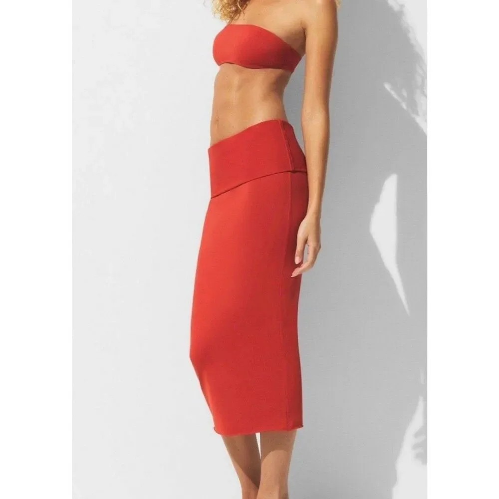 Skims Classic Swim Convertible Tube Dress Terra